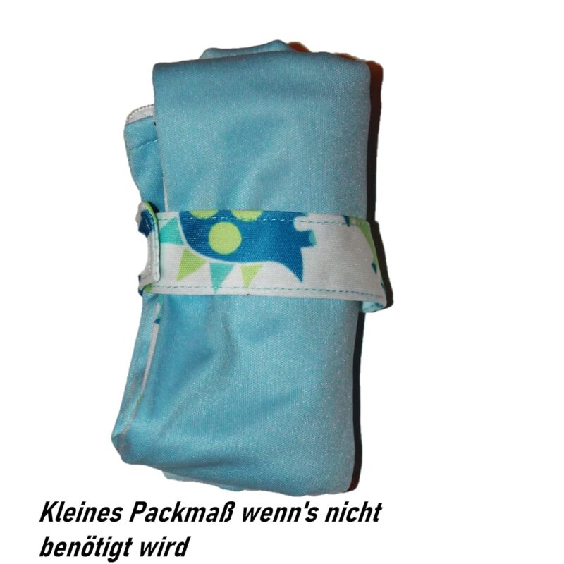 Weidenblatt Wetbag Nasstasche mit Namen personalisierte  und 2 separaten Fächern – Bild 9