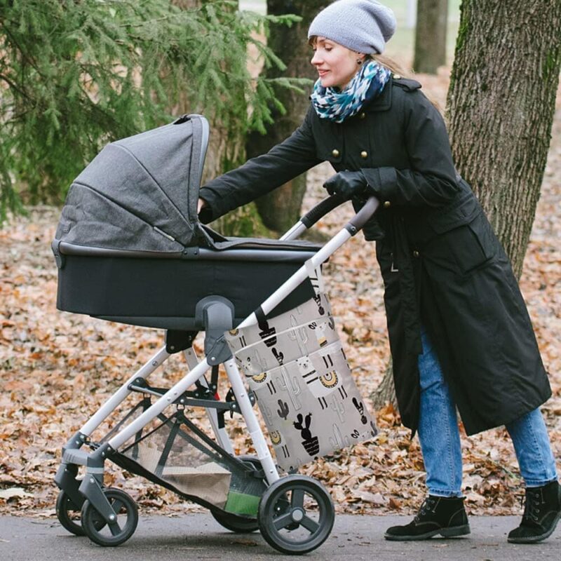 MHwan Wetbag Kindergarten, 2 Stück Wasserdichter Doppelreißverschluss zur getrennten Aufbewahrung nasser und trockener Kleidung, 30x40cm Nassbeutel Kindergarten, Waschbar, wiederverwendbare Nasstasche – Bild 3