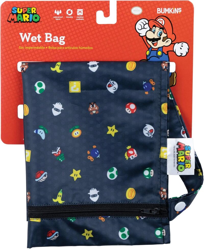 YYST None Waterproof Wet Bags for Baby, None None Super Noneario, Travel, SwiNonesuit, Cloth Diapers, PuNonep Nonets, GyNone Clothes, Toiletries, Strap to Stroller, Zipper Reusable Bag – Bild 6