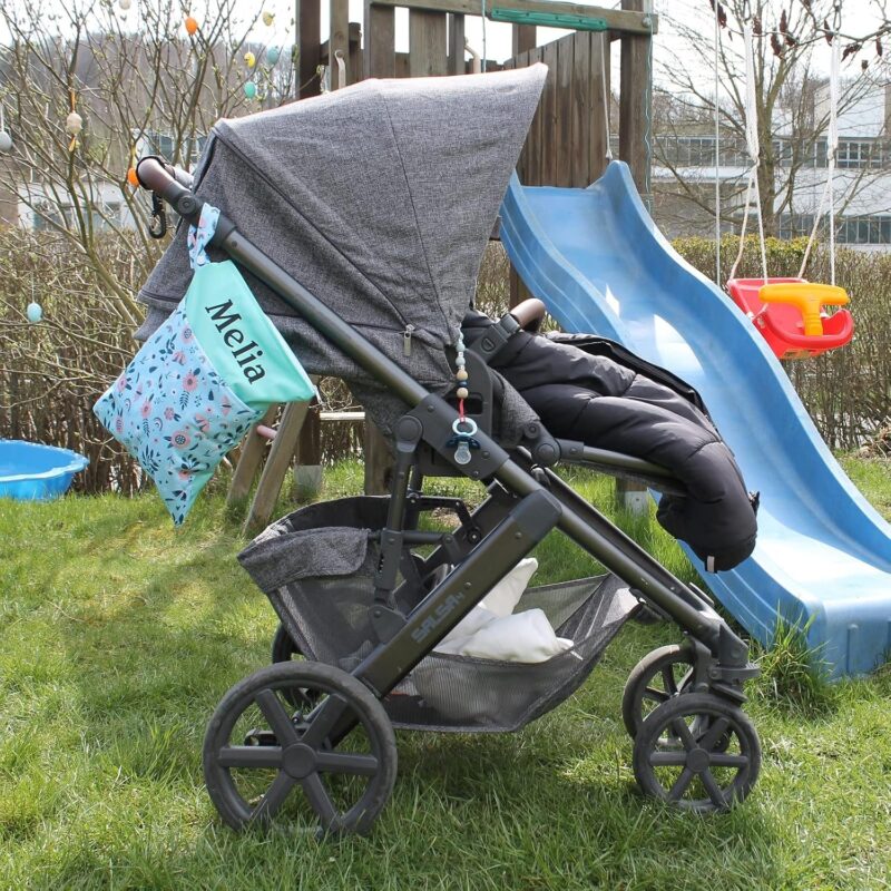 KlamottenBaukasten, personalisierte Wetbag/Nasstasche mit 2 separaten Fächern – Bild 5