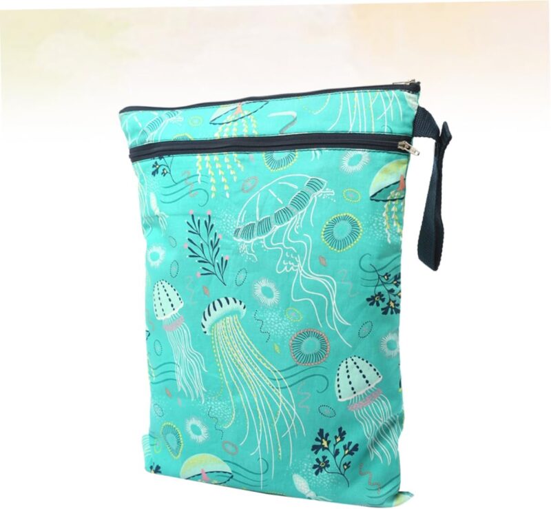 IWOWHERO 2St Wickeltasche für Kleinkinder nasse Reisetasche wasserdichte Aufbewahrungstasche windelbeutel windeltasche Babywindeltasche wiederverwendbar nass trocken – Bild 3