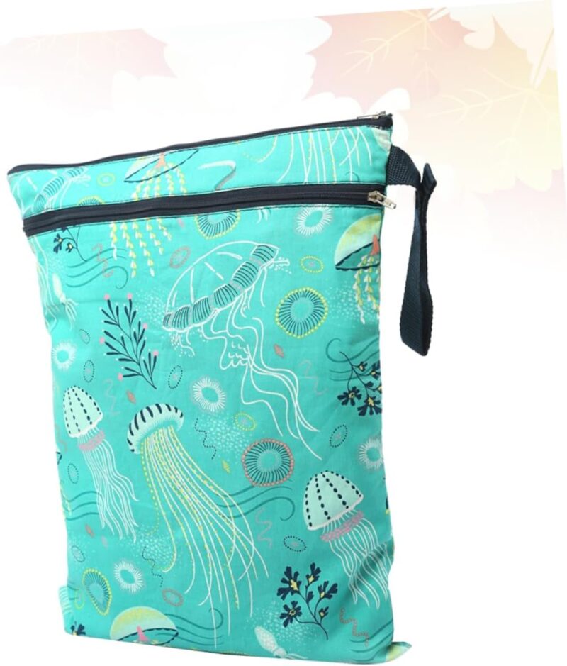 IWOWHERO 2St Wickeltasche für Kleinkinder nasse Reisetasche wasserdichte Aufbewahrungstasche windelbeutel windeltasche Babywindeltasche wiederverwendbar nass trocken – Bild 4