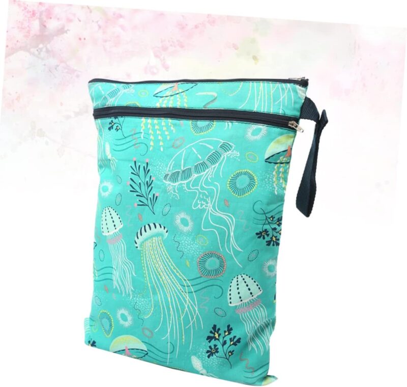 IWOWHERO 2St Wickeltasche für Kleinkinder nasse Reisetasche wasserdichte Aufbewahrungstasche windelbeutel windeltasche Babywindeltasche wiederverwendbar nass trocken – Bild 6