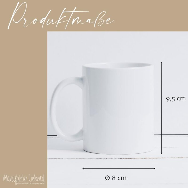 Manufaktur Liebevoll Tasse personalisiert mit Buchstabe Tasse mit Name Kaffeetasse personalisiert Namenstasse Geschenk Keramik Frau Sie (Motiv Eukalyptus) – Bild 5