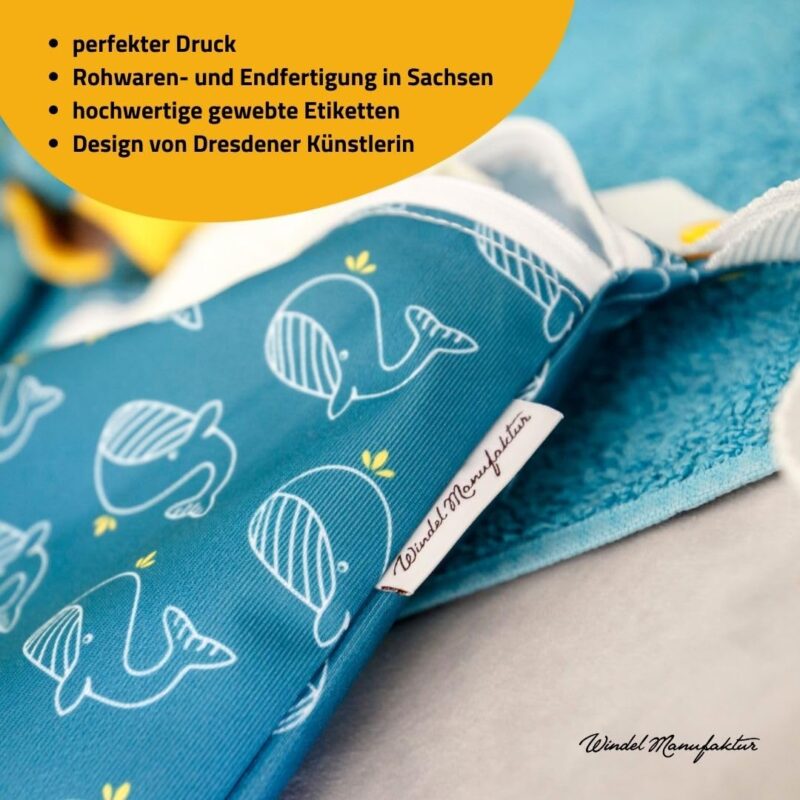 Windelmanufaktur Wetbag, atmungsaktive & wasserabweisende Nasstasche - Made in Germany – Bild 2