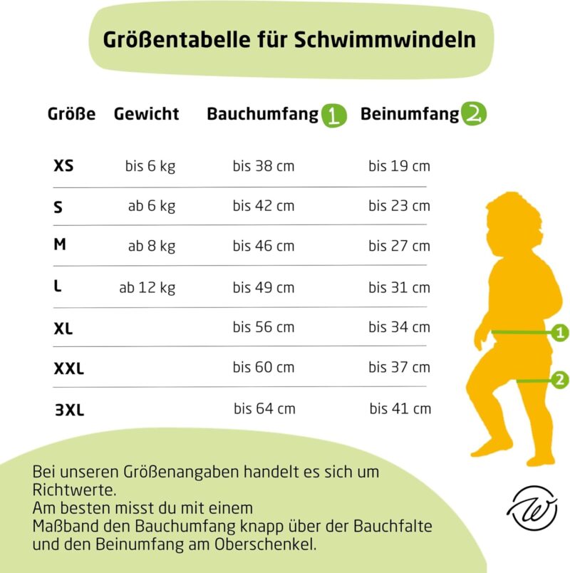 Windelmanufaktur waschbare und wiederverwendbare Schwimmwindel, Badewindel - Made in Germany (Ballontiere, XL) – Bild 2