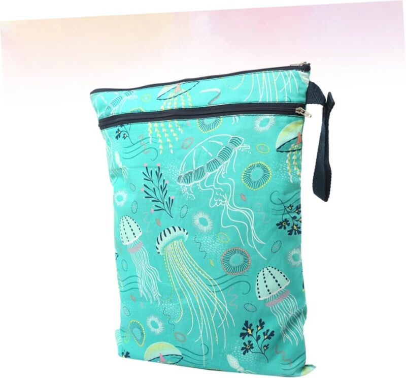 KOMBIUDA 2St Wickeltasche für Kleinkinder Stoffwindel nass trocken Taschen wasserdichte Nasstasche windelbeutel Diaper Bag windeltasche wiederverwendbar nass trocken – Bild 5