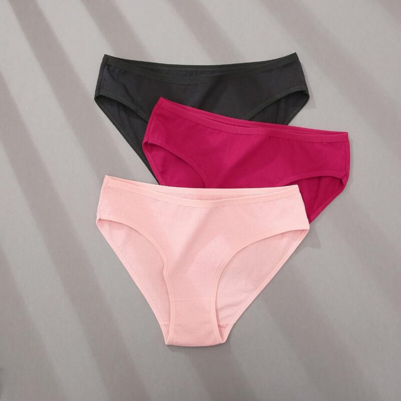 Slips Damen Baumwolle Sexy Unterhosen Damen Nahtlos Skiny Unterhosen Damen Unterhosen Damen Hipster Unterhosen Damen Weiss Baumwolle Bequeme Frauen Unterwäsche,Atmungsaktiv Panties Weich – Bild 4