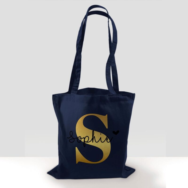 Geschenk mit Namen personalisiert by Shirtracer - Baumwolltasche - Namens Geschenk I Anfangsbuchstabe personalisiert I Initialen mit Name – Bild 8