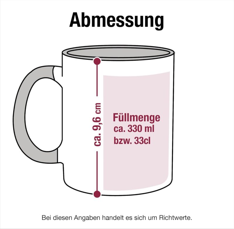 Tassen 325ml - Kollegen - Finger weg diese Tasse gehört | Spruch Arbeit | Arbeitstasse lustig Tasse Arbeit | Sprüche Tasse lustig Arbeit - 325 ml - Rosa - lieblingskollege name coffee cup – Bild 3