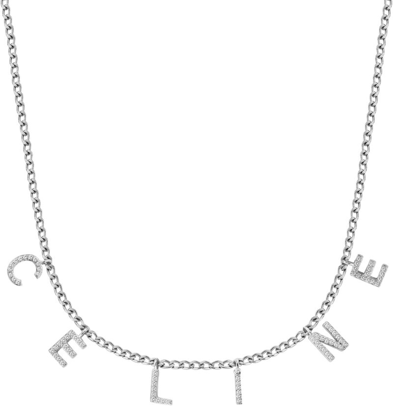 Namles - Buchstaben Kette - Namenskette - Damen Kette mit Namen - Personalisierter Schmuck - Kette mit Wunschnamen - Geschenk - personalisiert - Geschenkidee – Bild 2