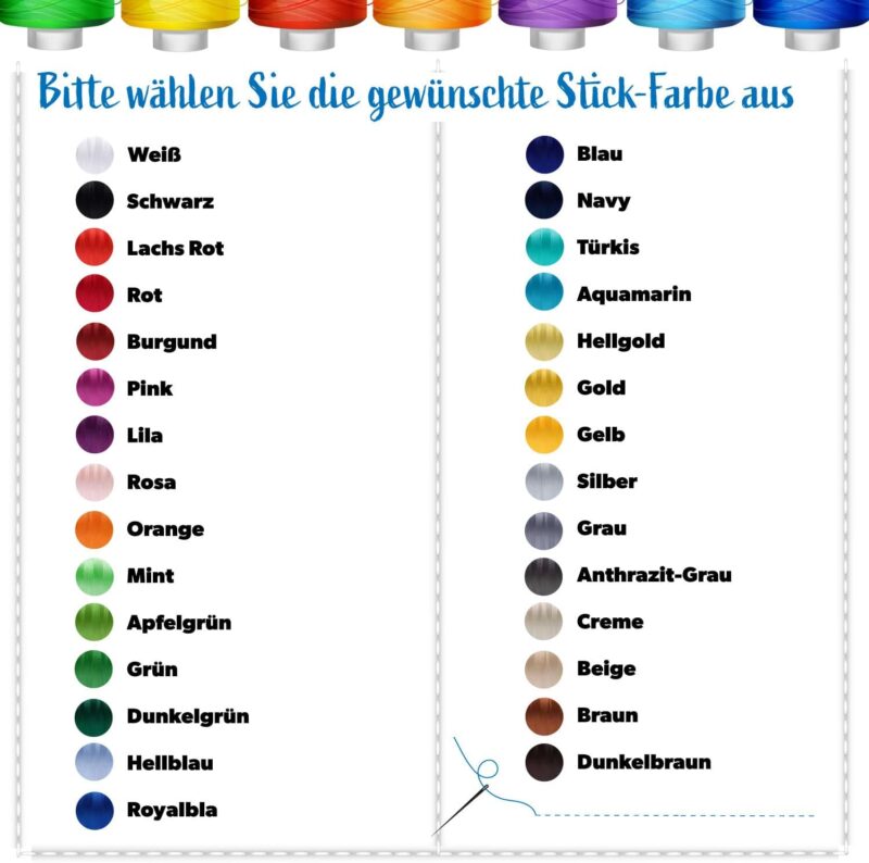 Posteli Personalisieren besticken Handtücher Duschtücher Gästetücher Badetücher Saunatücher mit Namen Bestickt, Farbe:Creme, Größe:70x140cm - Duschtuch – Bild 6