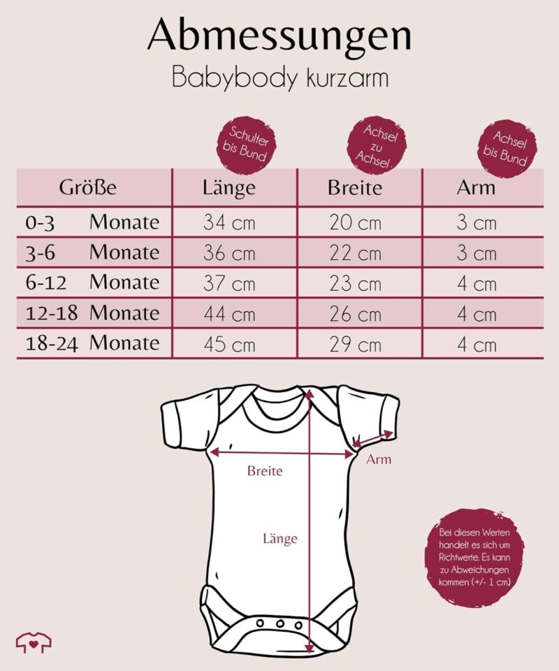 Geschenk mit Namen personalisiert by Shirtracer - Baby Body Junge Mädchen - Aufdruck selbst gestalten - Wunschdruck Text Namen – Bild 3