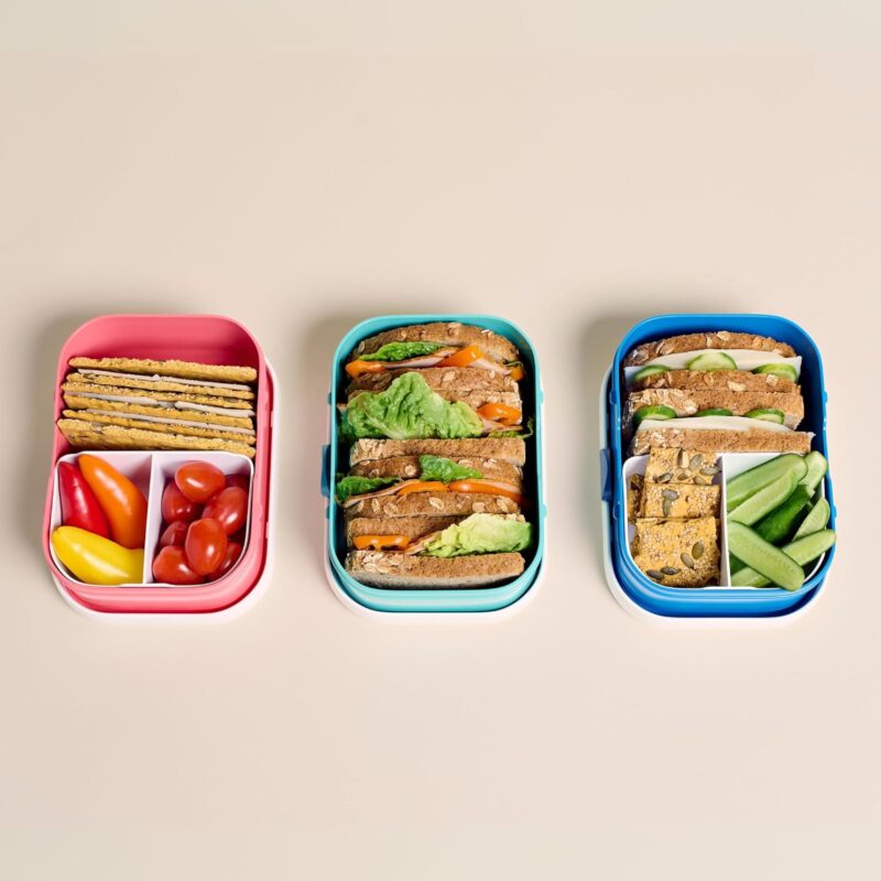 Mepal Little Dutch Personalisierte Brotdose mit Namen - Bento Lunchbox für Kinder - Geeignet für bis zu 4 Butterbrote - BPA-frei & Spülmaschinenfest - 750 ml - Sailor Bay – Bild 6