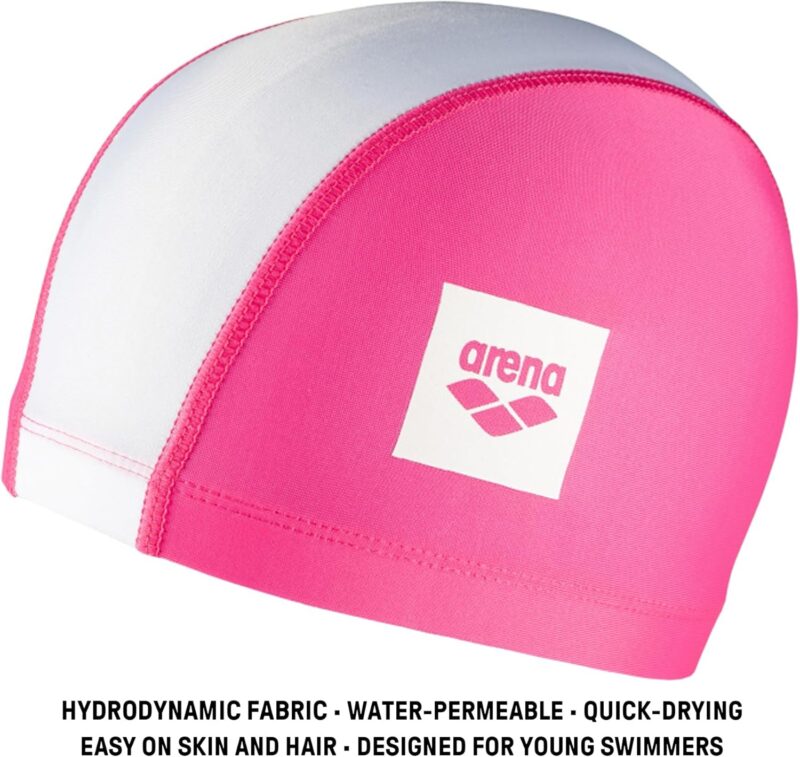 Arena Unix II Klassische Stoff-Badekappe, leicht, Lycra-Textilkappe, Schlägerhaube für Damen und Herren, Fitness, Schwimmen – Bild 3